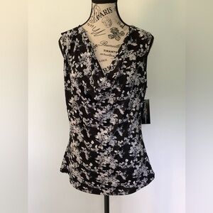 Cowl Neck Sleeveless Blouse